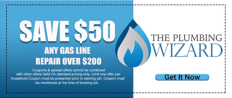 Save $50 Voucher Any Gas Line Repair Over $200 - Local Sydney Plumber - The Plumbing Wizard