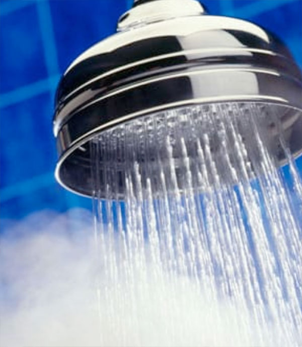 Beautiful Hot Steamy Water Coming Out Of A Shower Head - Local Sydney Plumber